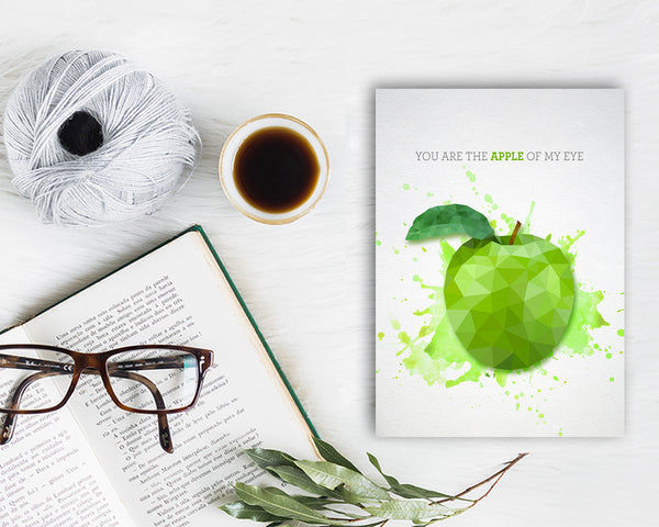 You are the apple of my pie Food Customized Gift Cards