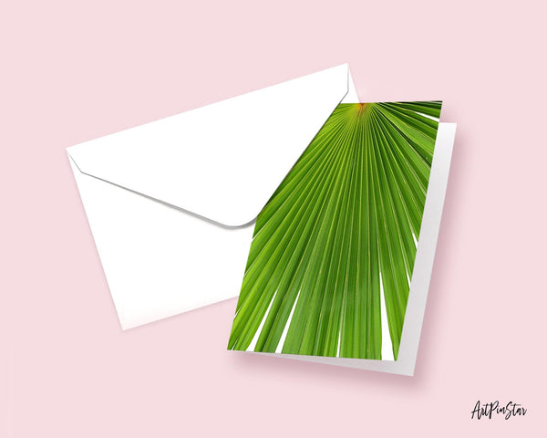Palm Leaf Botanical Garden Customized Greeting Card