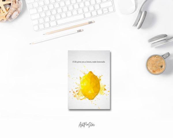 If life gives you a lemon, make lemonade Food Customized Gift Cards