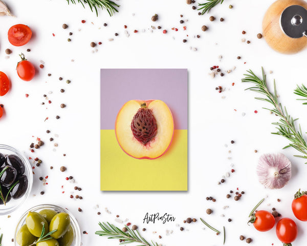 Lemon Slice in Half Food Customized Gift Cards