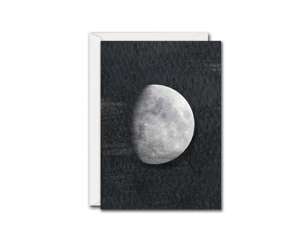 Waxing Gibbous Moon Phases Customizable Greeting Card
