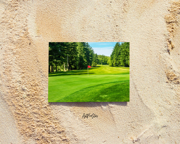Vancouver Golf Course, Canada Landscape Custom Greeting Cards