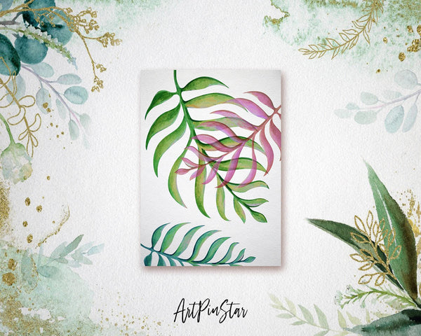 Jungle Element Botanical Garden Customized Greeting Card