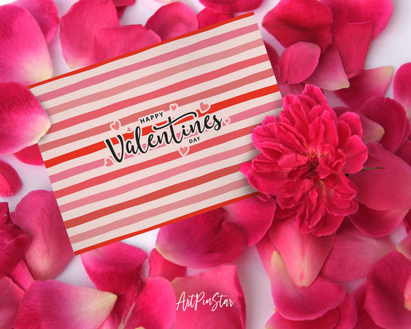 Valentine's Day Heart Customized Greeting Card