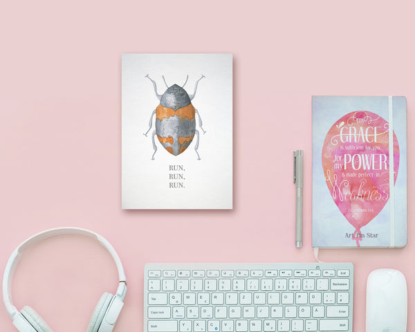 Run Run Run Insect Animal Greeting Cards