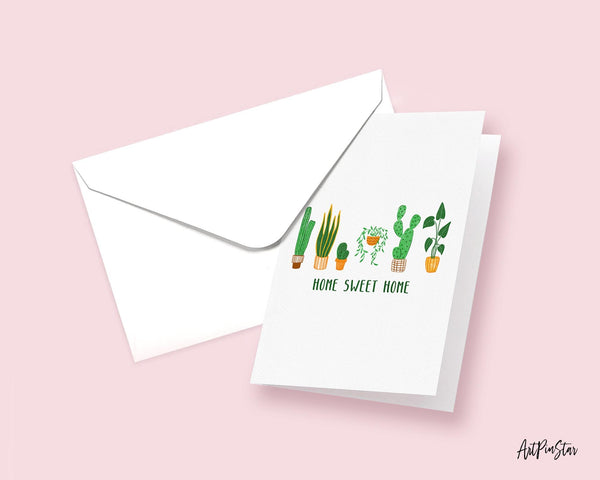 Home Sweet Home Botanical Garden Customized Greeting Card