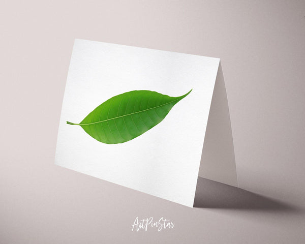 Green Leaf Botanical Garden Customized Greeting Card