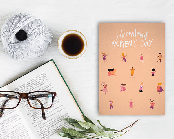 International Women's Day Women Empowerment Customizable Greeting Card
