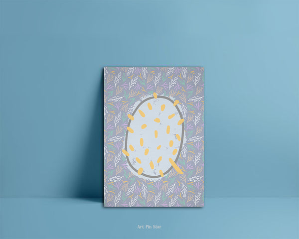 Alphabet Forest Letter Q Animal Monogram Note Cards