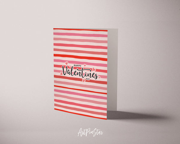 Valentine's Day Heart Customized Greeting Card