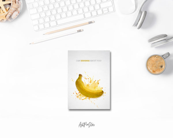 I am bananas about you Food Customized Gift Cards