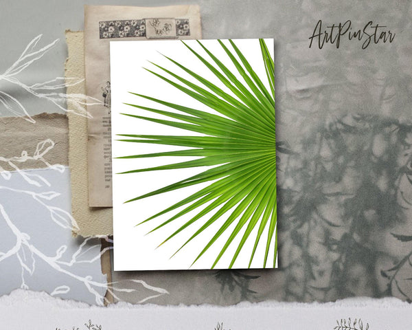 Palm Leaf Botanical Garden Customized Greeting Card