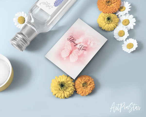 Flying Free Sisterhood Quote Customized Greeting Cards