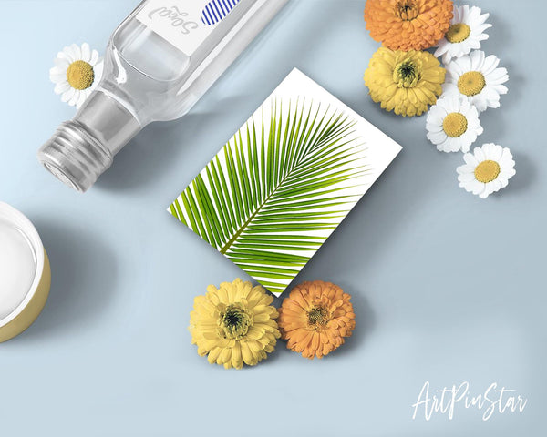 The Coconut Palm Leaves Botanical Garden Customized Greeting Card