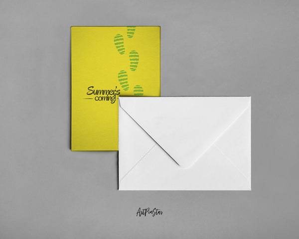 Summer's Coming Food Customized Gift Cards