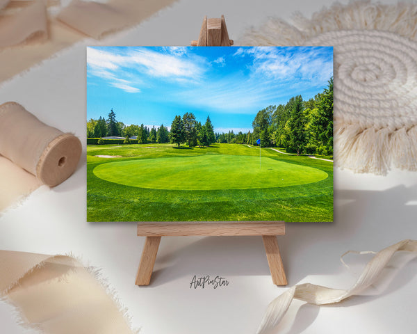 Vancouver Parks Golf Course, Canada Landscape Custom Greeting Cards