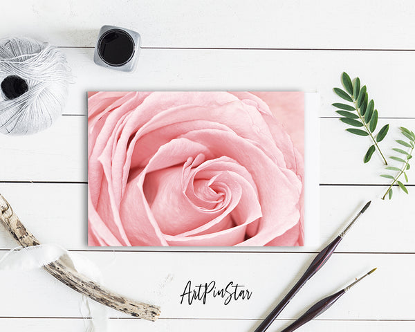 Rose Flower Photo Art Customized Gift Cards