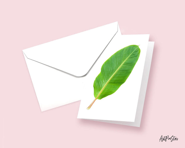 Banana leaf Botanical Garden Customized Greeting Card