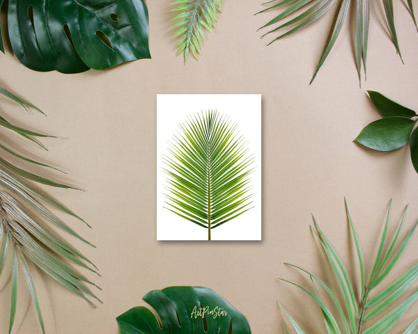 The Coconut Palm Leaves Botanical Garden Customized Greeting Card