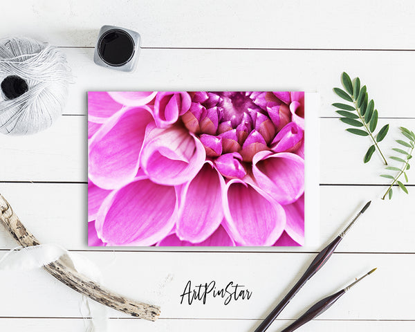Chrysanthemum Flower Photo Art Customized Gift Cards