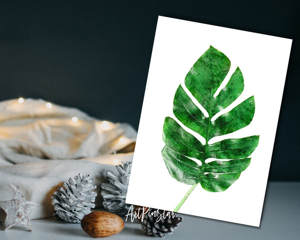 Tropical Palm Leaf Botanical Garden Customized Greeting Card