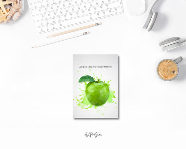 An apple a day keeps the doctor away Food Customized Gift Cards