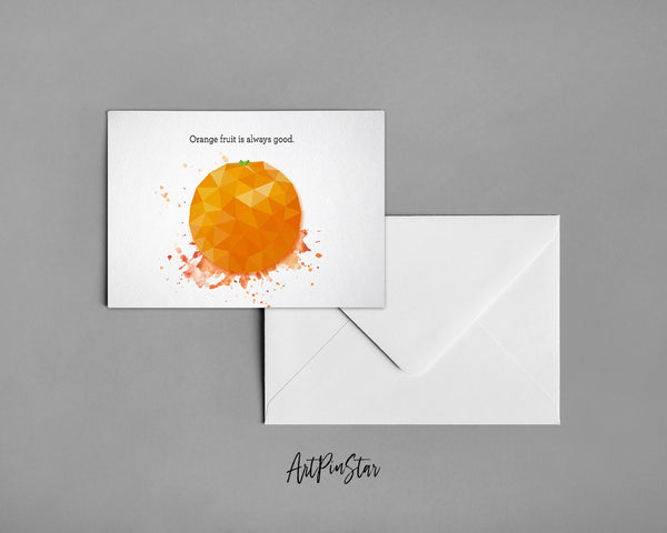 Orange fruit is always good Food Customized Gift Cards