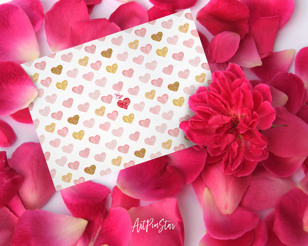 Red Heart Happy Valentine's Day Customized Greeting Card