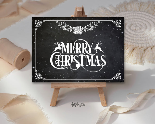 Merry Christmas Personalized Holiday Greeting Card Gifts