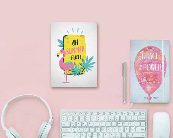 Oh Summer Fun Flamingo Animal Greeting Cards