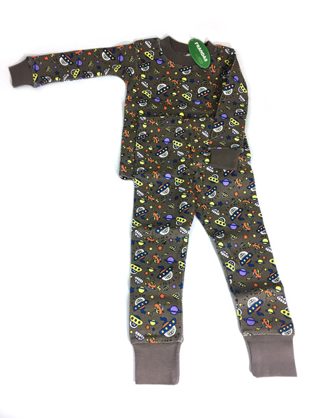 Tight Fitted 2 Pcs Pajama Set