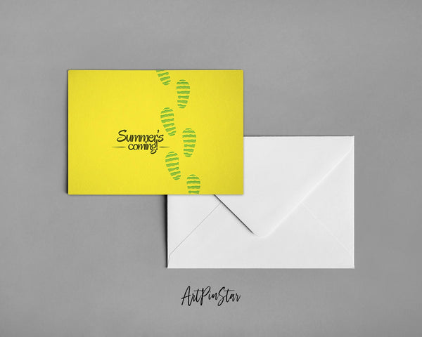 Summer's Coming Food Customized Gift Cards