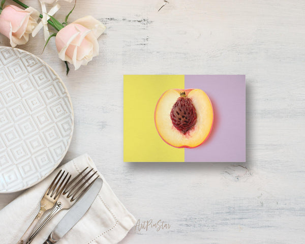 Lemon Slice in Half Food Customized Gift Cards