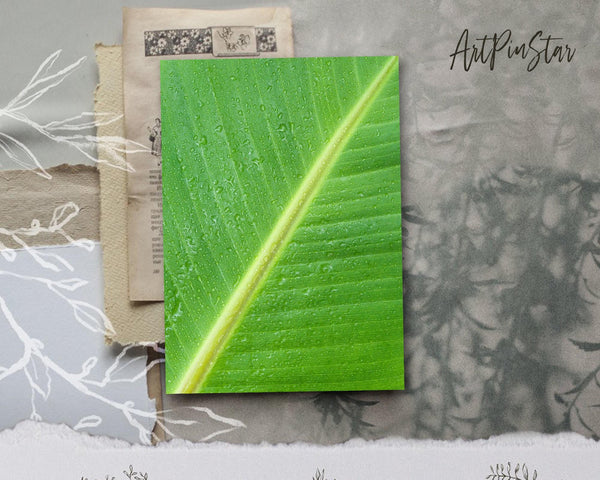 Banana leaf Botanical Garden Customized Greeting Card