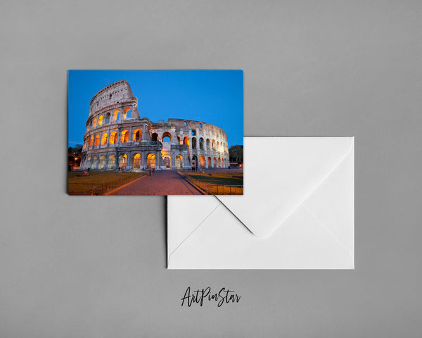 Colosseum, Rome, Italy Landscape Custom Greeting Cards