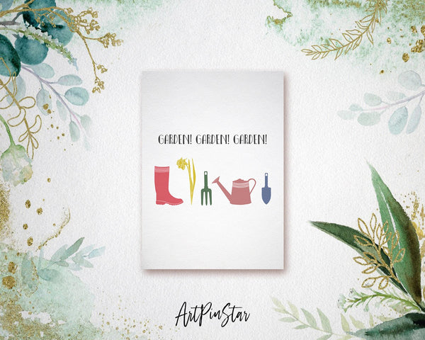 Garden Garden Garden Botanical Garden Customized Greeting Card