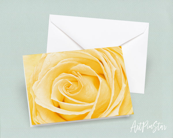 Rose Flower Photo Art Customized Gift Cards