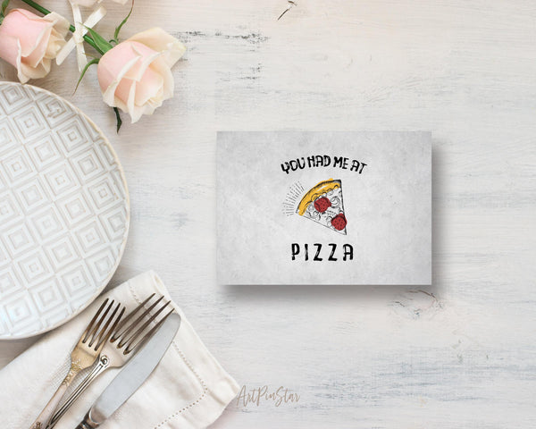 You are the apple of my pie Food Customized Gift Cards