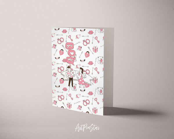 Love & Valentine's Day Customized Greeting Card