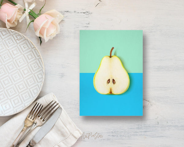 Lime Slice in Half Food Customized Gift Cards