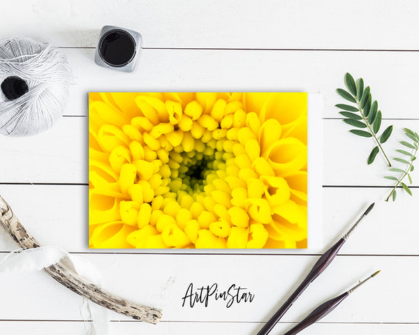Chrysanthemum Flower Photo Art Customized Gift Cards
