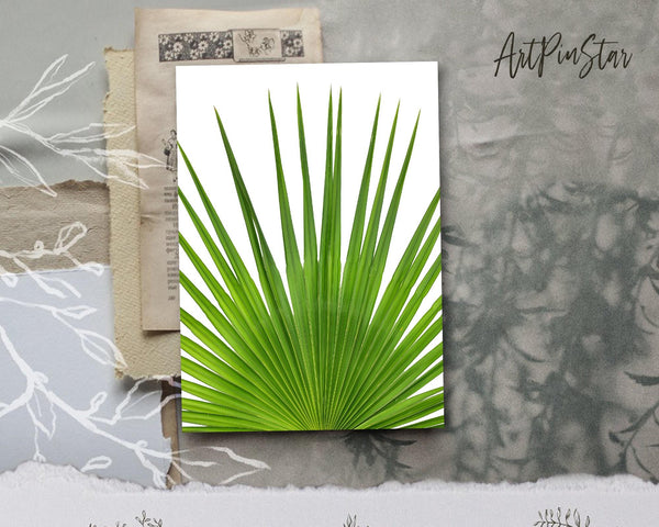 Palm Leaf Botanical Garden Customized Greeting Card