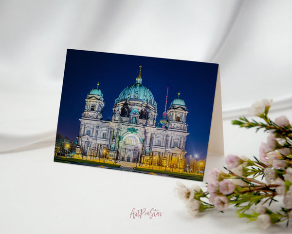 Berliner Dom Cathedral, Berlin Landscape Custom Greeting Cards