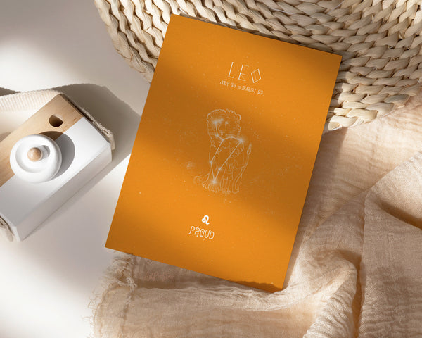 Astrology Leo Prediction Yearly Horoscope Art Customized Gift Cards