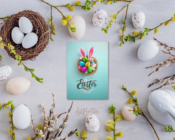 Easter Eggs Goodness To You Customized Greeting Card