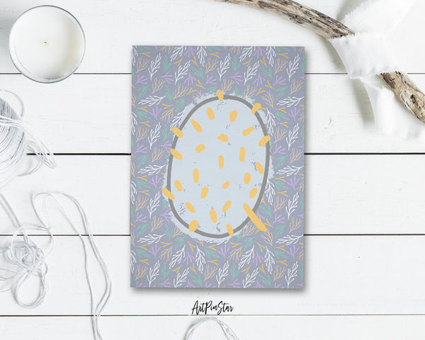Alphabet Forest Letter Q Animal Monogram Note Cards