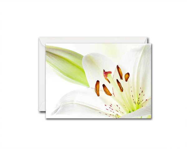 Lily Flower Photo Art Customized Gift Cards