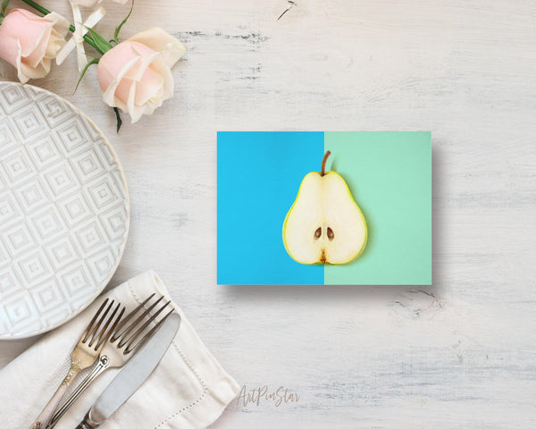 Lime Slice in Half Food Customized Gift Cards
