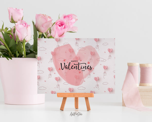 Valentine's Day Heart Customized Greeting Card