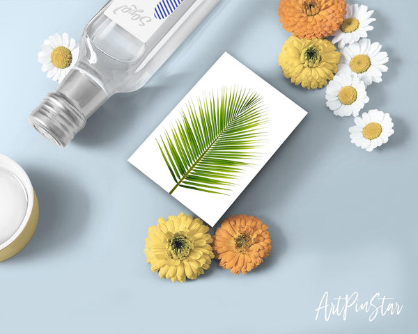 The Coconut Palm Leaves Botanical Garden Customized Greeting Card